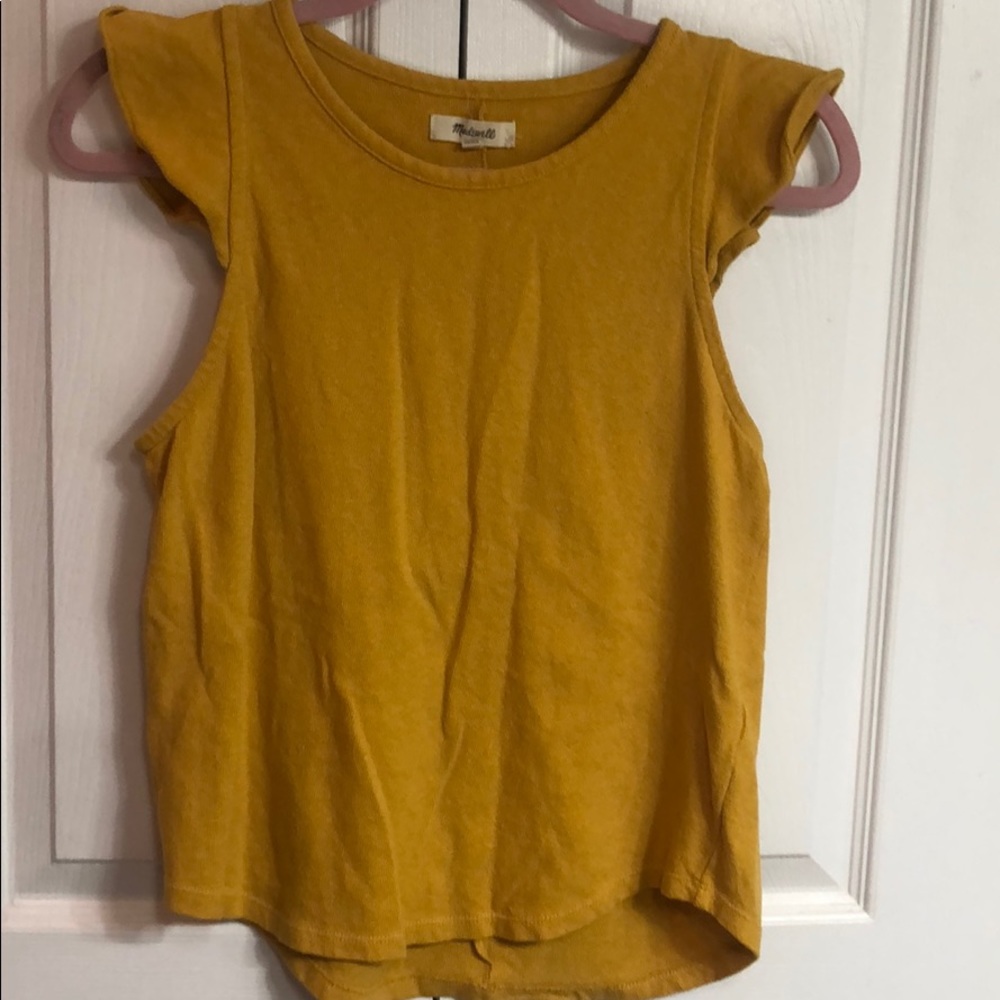 Mustard Madewell top